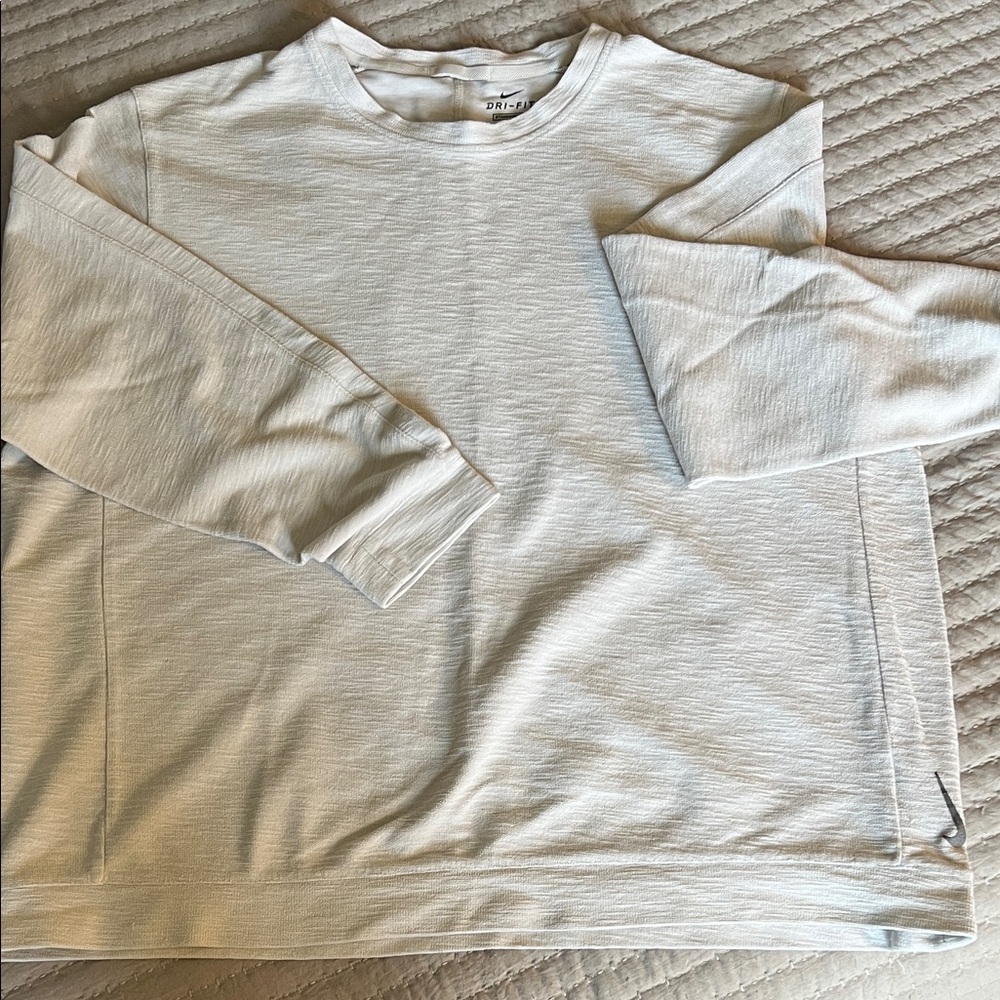 Nike Long Sleeve Shirt - Light Gray/Cement colored